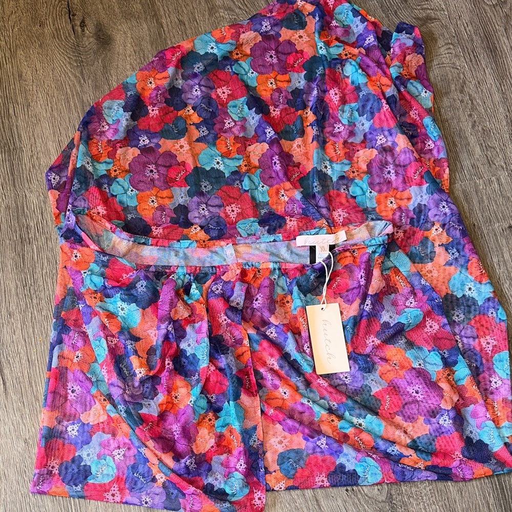 Hutch Vibrant Floral Maxi Skirt